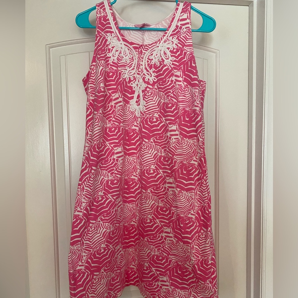 Lilly Pulitzer Pink and White Dress